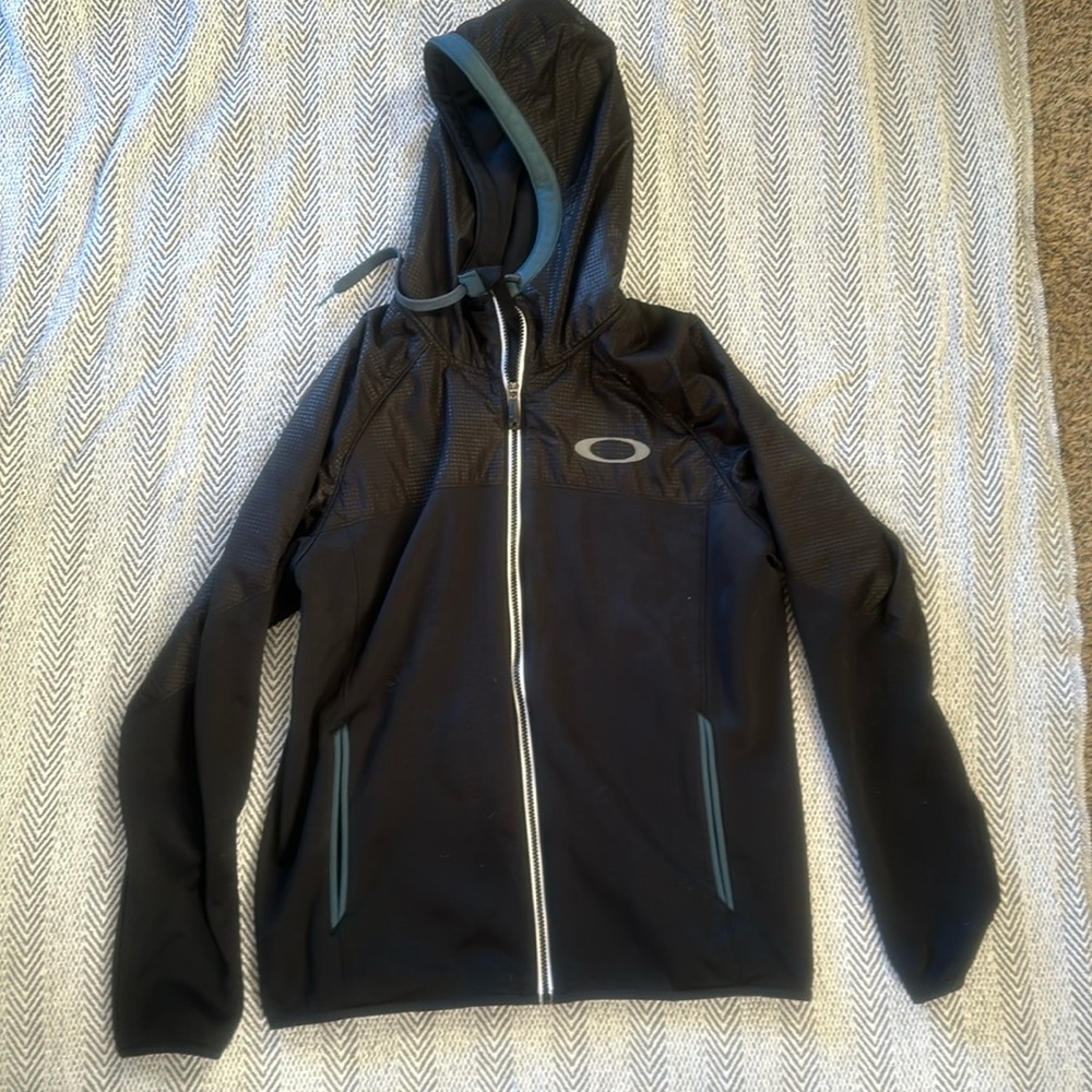 Oakley fleece lined black exercise jacket